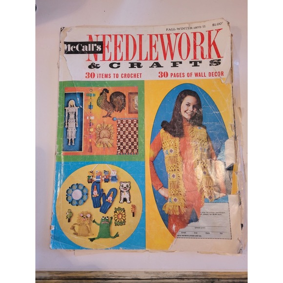 McCall's Other - Vintage McCall's Needlework & Crafts Magazine Ephemera Knit Crochet 70s Retro